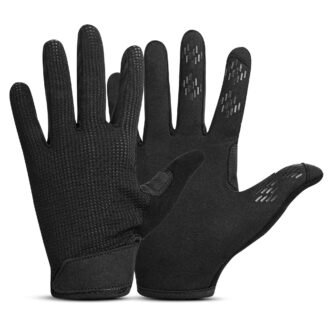 All black tactical gloves with grip by Verena