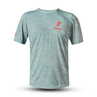qua camo t-shirt by VERENA. Quick-dry, durable, and ideal for gym, running, and sports.