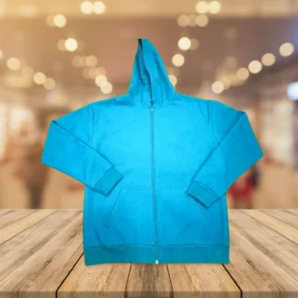 Verena Single-Tone Hoodie – Light Blue Color