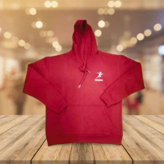 Verena Single-Tone Sports Hoodie – Red Color